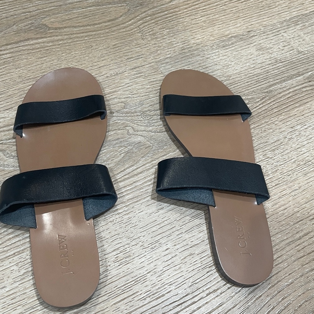 J. Crew black sandals